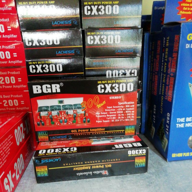 POWER OCL CX300 STEREO AMPLIFIER