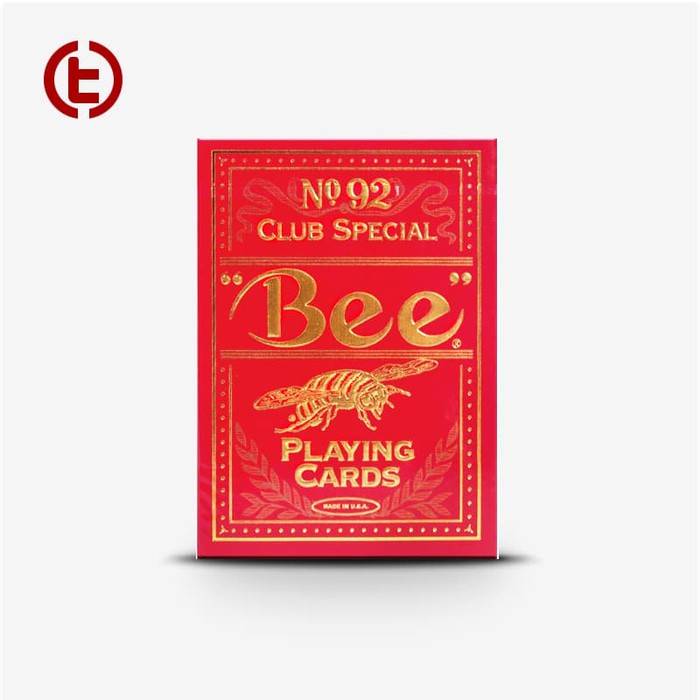 Golden Bee Red Playing Card Import America Limited