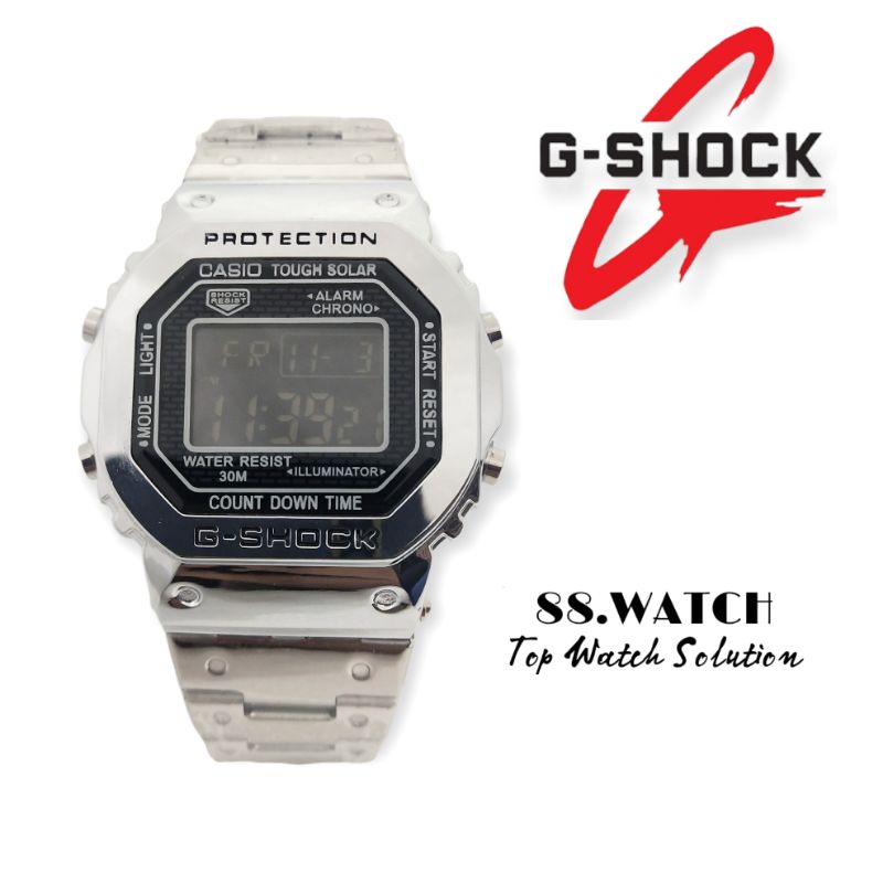 REAL PICT G-SHOCK RANTAI STAINLESS STEEL CASIO B5