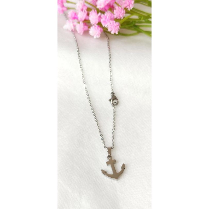 Kalung Set Liontin Titanium Kalung Import Kalung Cewek16