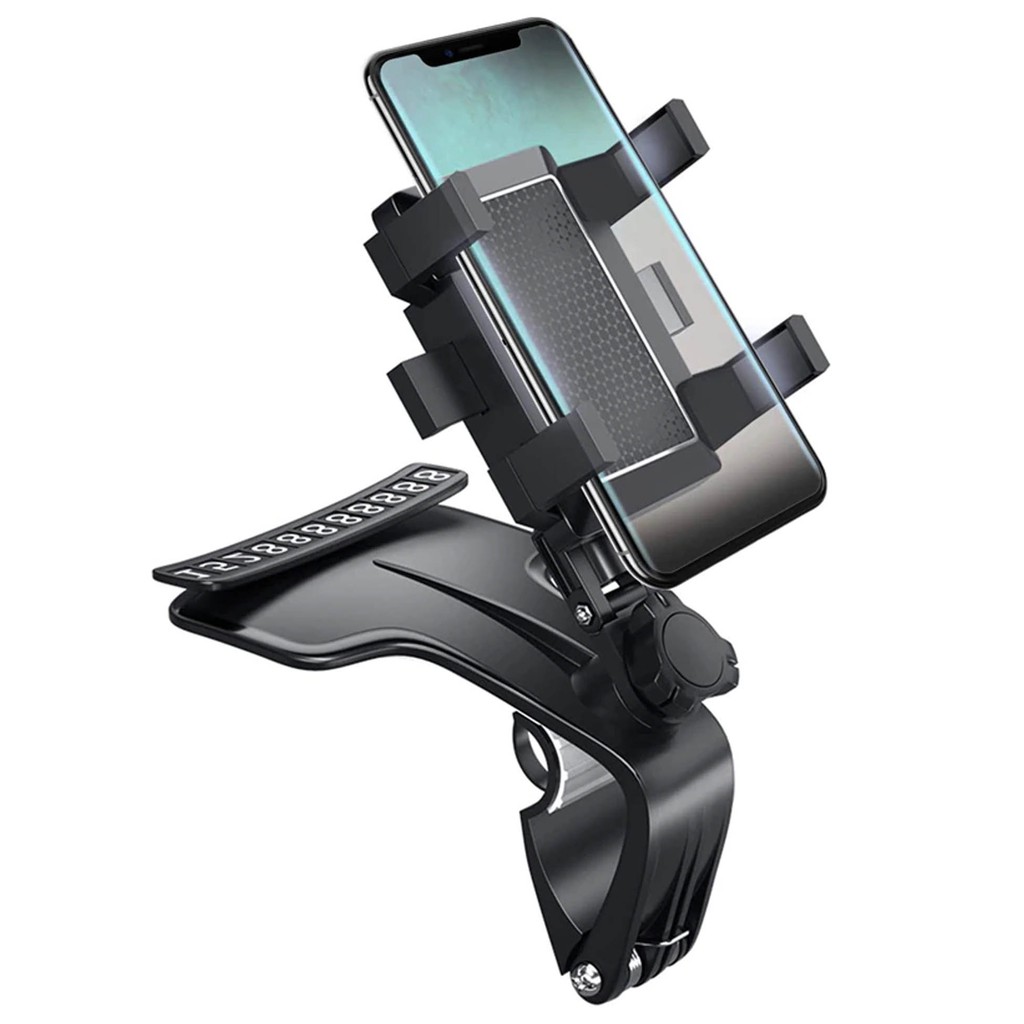 Universal Adjustable Car Dashboard Mount Phone Holder Easy Clip Mount Stand Auto Phone GPS Display Bracket Workhe