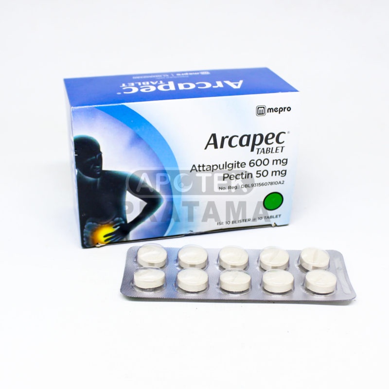 OBAT DIARE TABLET ARCAPEC PER BOX