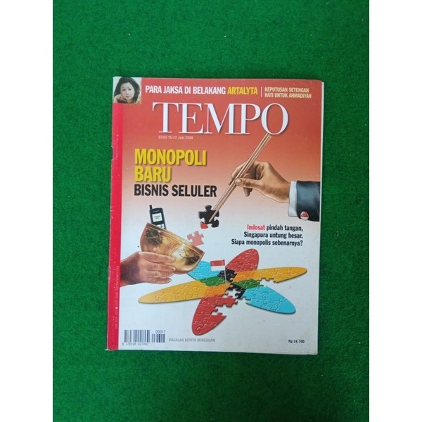 Majalah Tempo Edisi 16-22 Juni 2008: Monopoli Baru Bisnis Seluler