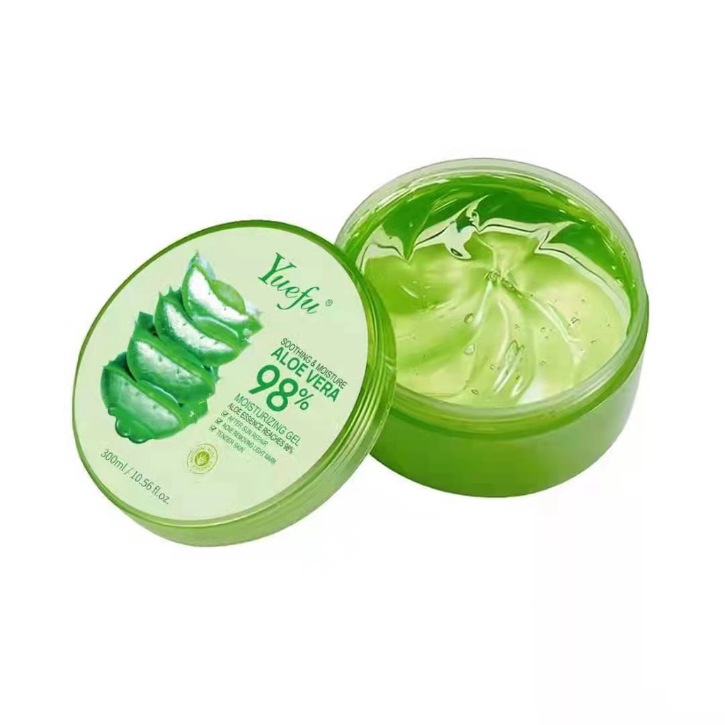 YUEFU Aloe Vera Gel 98% 300 Gr/ml Lidah Buaya Gel