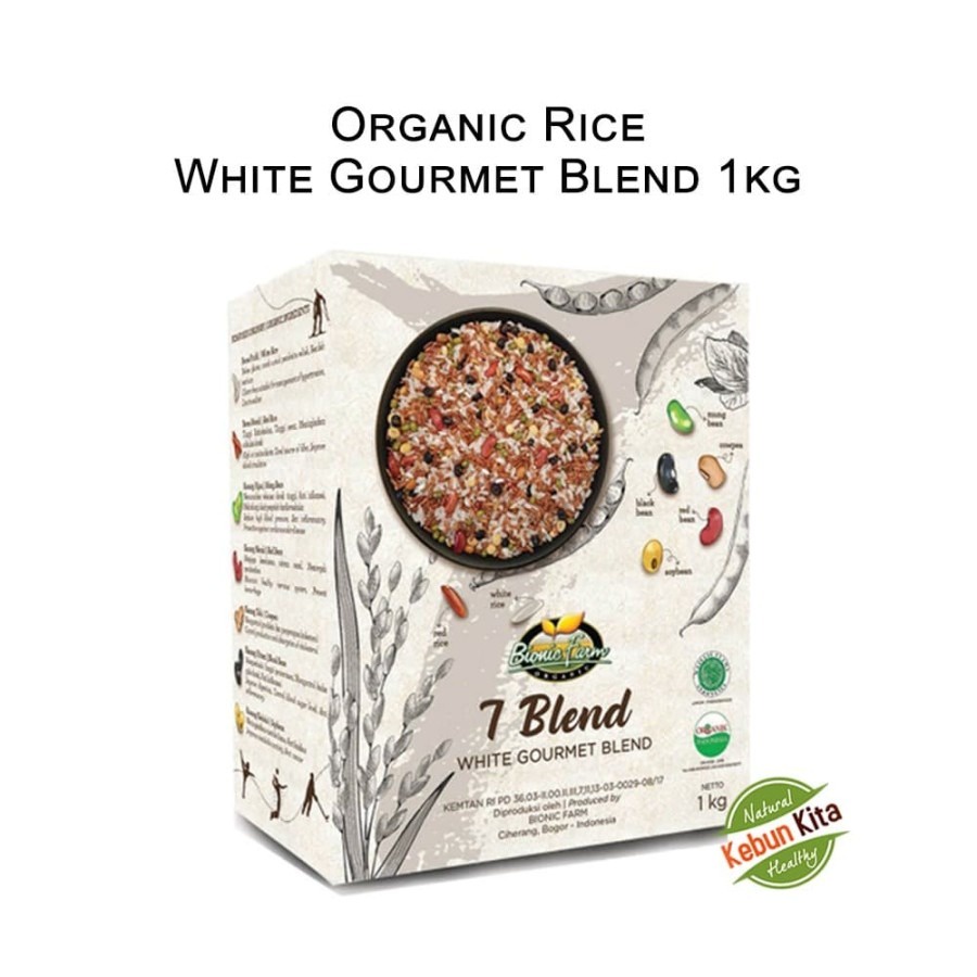 

Organic Rice Seven Blend 1 Kg - White Blend