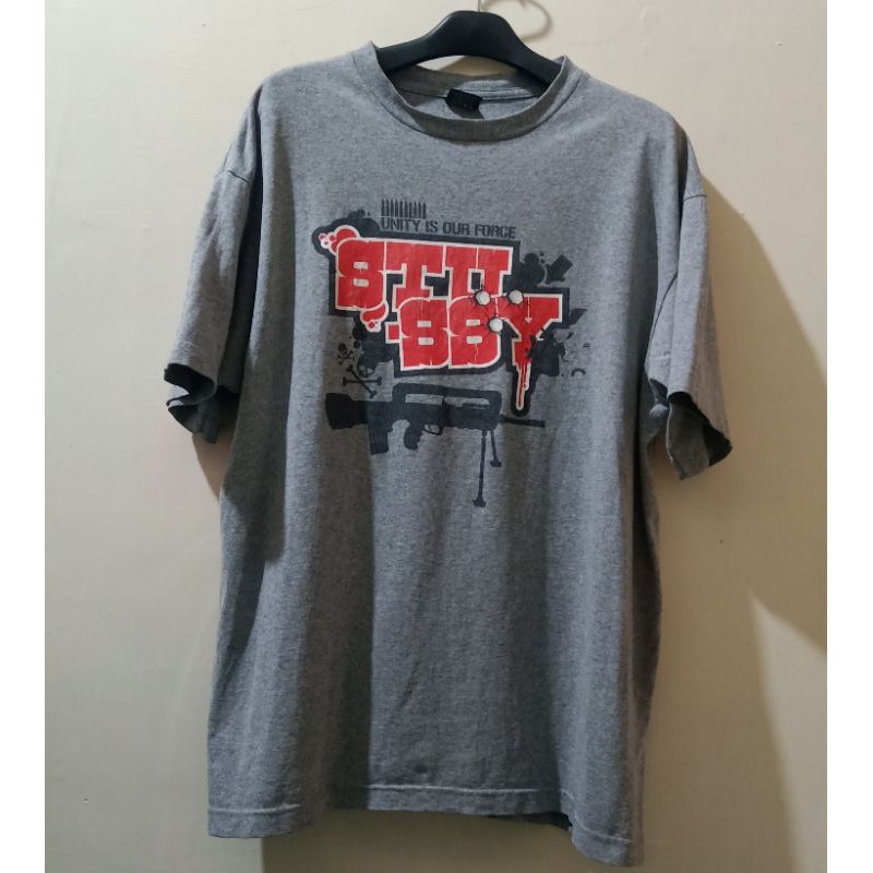 T SHIRT STUSSY UNITY IS OUR FORCE SECOND ORIGINAL