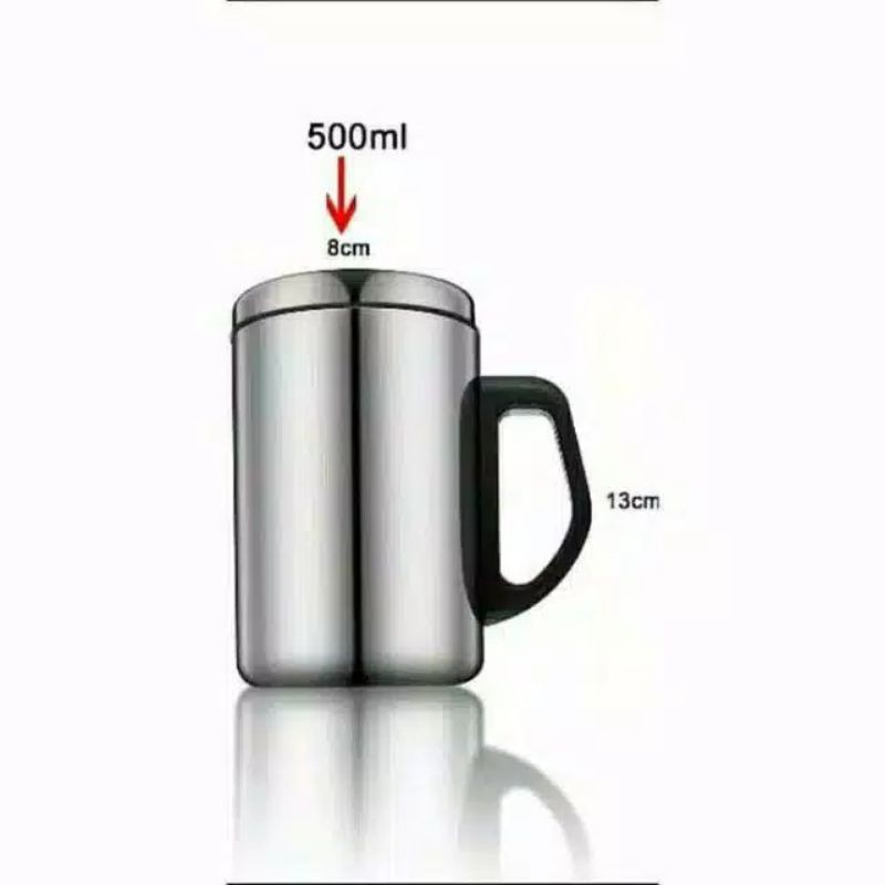 termurah mug termos stainless 500 ml