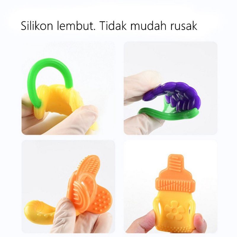 GIGITAN BAYI BUAH BUAHAN TEETHER BAYI TEETHER BABY GIGITAN teether bayi /Gigitan bayi model buah /baby fruit teether bpa free Teether bayi Gigitan bayi nodel buah baby fruit teether bpa free