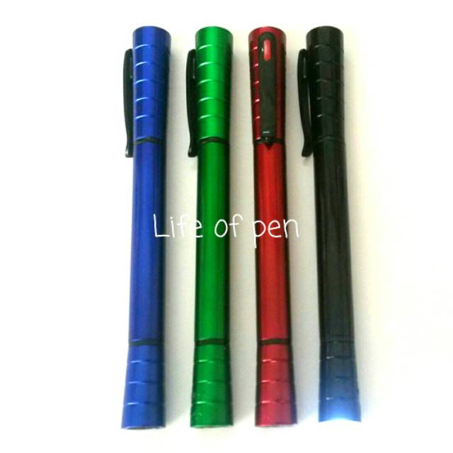 

MINIMAL ORDER 100 PCS Pulpen / Pena Promosi Senter Polos