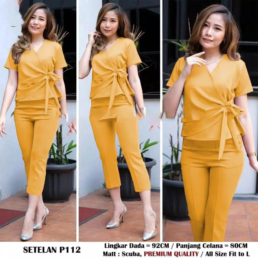 Baju Wanita Stelan moscrepe p112