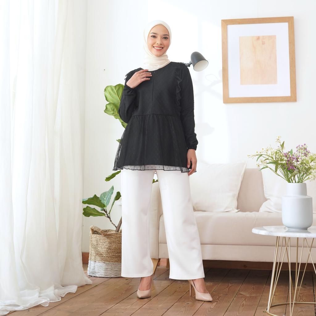 Filona blouse Mix tile - Ukuran 5L XXXL XXL XL L M S - ATASAN WANITA JUMBO BEST SELLER