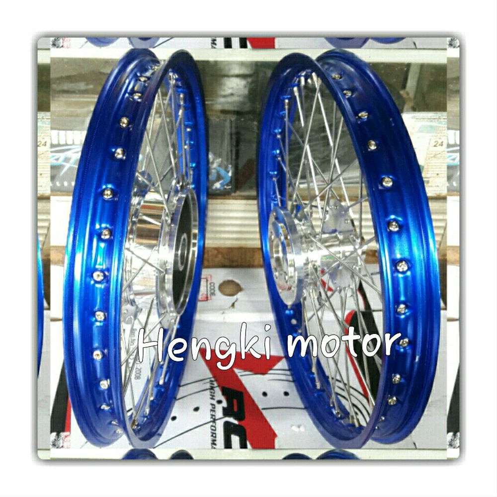 velg vixion old -lama warna biru jari2 crome mki574