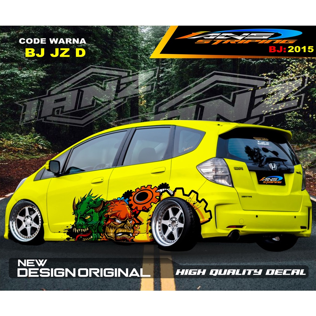 VARIASI STIKER MOBIL HONDA JAZZ MOBILIO AGYA AYLA / STIKER VARIASI BODY SAMPING MOBIL AYLA / STIKER MOBIL TERMURAH / VARIASI STIKER MOBIL TERBARU / STIKER MOBIL