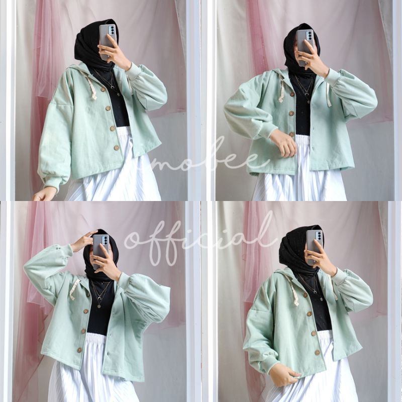 KIMMY OVERSIZE BUTTON // JAKET OVERSIZE BALON KANCING