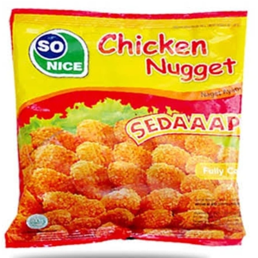 CHICKEN NUGGET SO NICE SEDAP 250GR NAGET AYAM HALAL