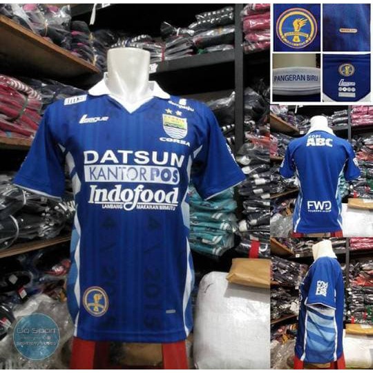 Jual Jersey PERSIB Biru Full Sponsor 2016 league Murah