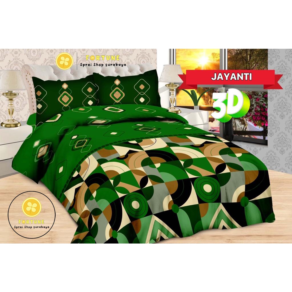 Sprei king BONITA 180x200 Motif Terbaru Minimalis 3D Disperse (BISA COD)