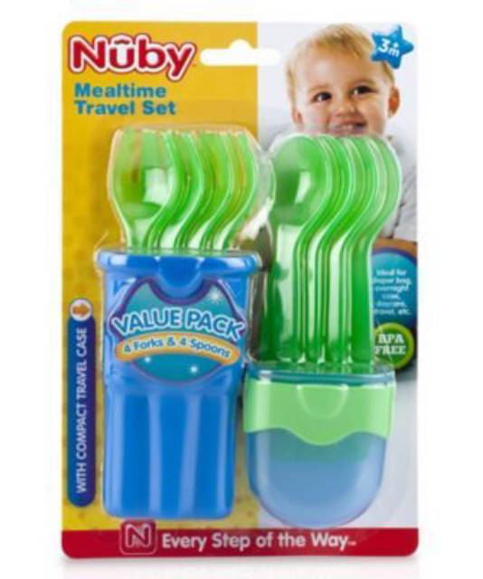 Nuby Mealtime Travel Set