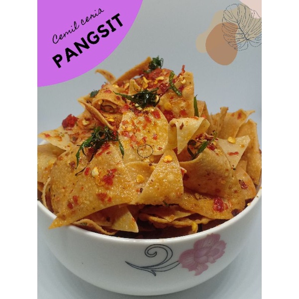 

PANGSIT PEDAS DAUN JERUK 200gr/CEMILAN/MAKANAN RINGAN 200gr