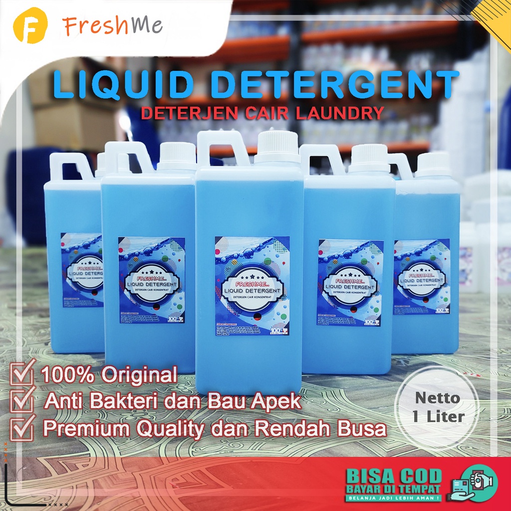 [COD] DETERGEN Laundry Premium 1 Liter, Deterjen cair laundry murah, Liquid Detergent Laundry