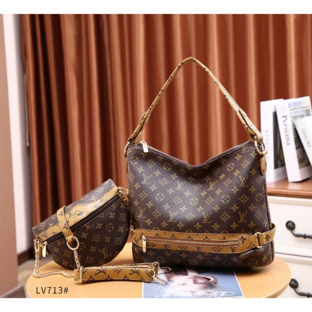 New Arrival New Collection  ♥
Louis Vuitton Hobo Set Bumbag #LV713