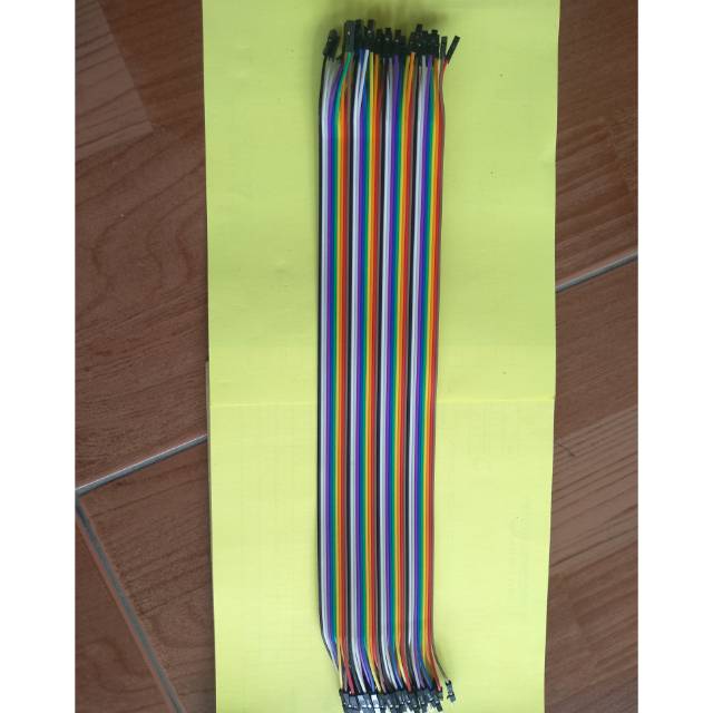 kabel jamper pelangi 30 cm harga ecer  atau satuan