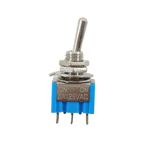 Toggle Switch Mini 3 Pin On Off MTS102 Saklar Togle Kecil On On Kaki 3p