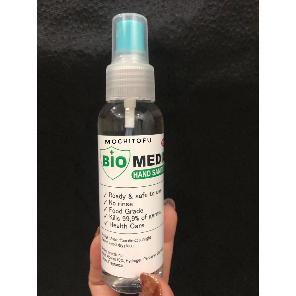 BIO MEDIC Hand Sanitizer 100ml - REPACK and SHARE