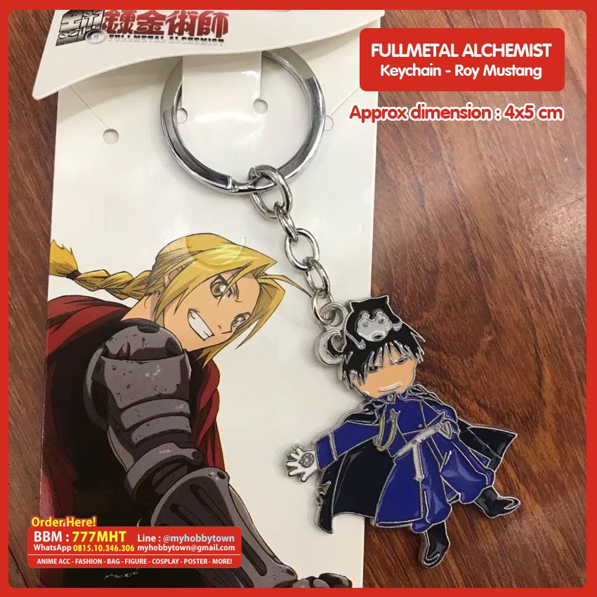 Gantungan Kunci Full Metal Alchemist : Roy Mustang