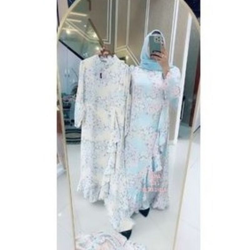 GAMIS NAZWA||ABAYA NAZWA||REPLIKA HIKMAT kain silk sutra||Hikmat KW