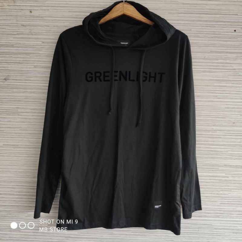 Kaos Hoodie Greenlight Original