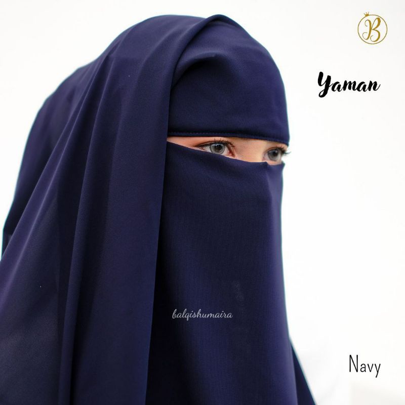 Cadar Yaman/Cadar Sifon Arab (TANPA JAHITAN DIBAWAH MATA)