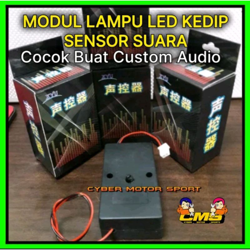 Modul Sensor suara untuk lampu LED. Modul kedip led sensor suara bass . modul led musik. modul lampu