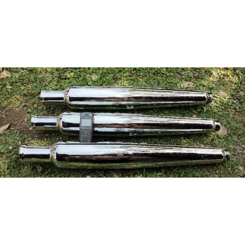 KNALPOT CB CORBI BEDELAN PLOR MADE IN MADIUN JATIM (SILINCER ONLY)