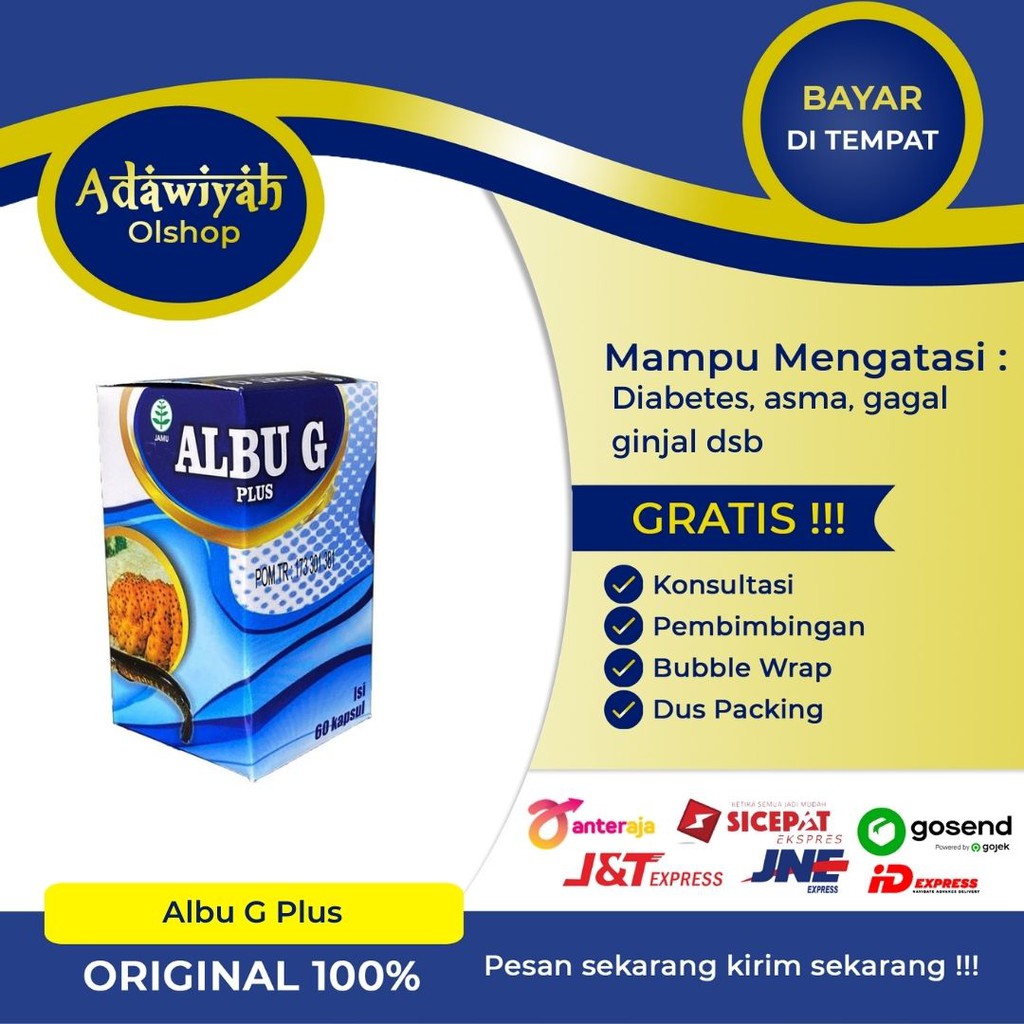 ALBU PLUS G - EKSTRAK IKAN GABUS (KUTUK) DAN GAMAT