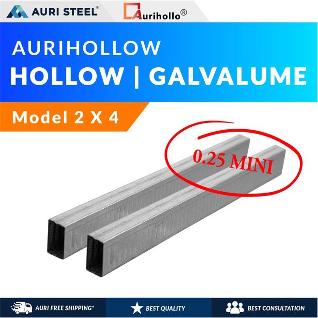 ( Harga Per Batang  ) Hollow Murah 2X4 Mini | Hollow Plafon Bahan Baja Ringan Tebal 0.25 MM