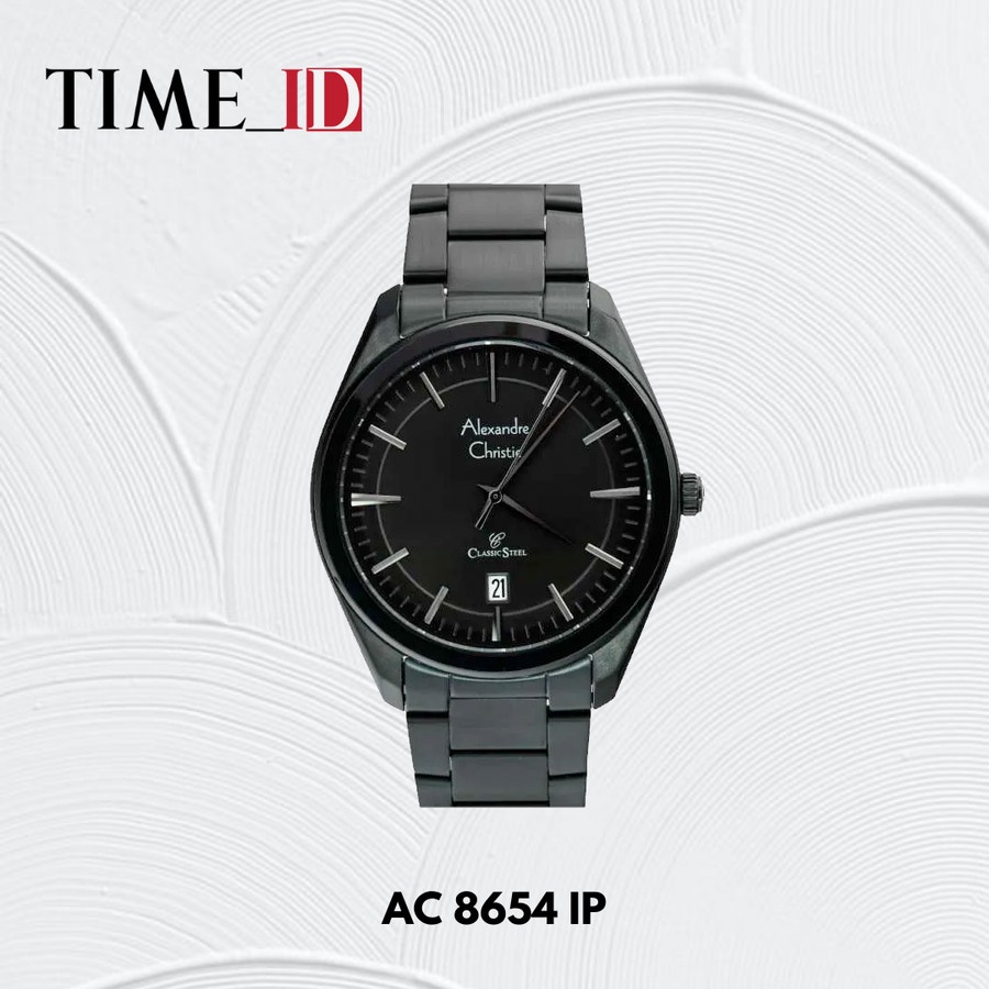 Jam Tangan Alexandre Christie AC 8654 BLACK PRIA