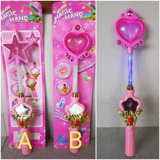 Mainan Tongkat Peri Frozen - Mainan Tongkat Peri Ada Lampu dan suara - Magic Wand Tongakt Peri
