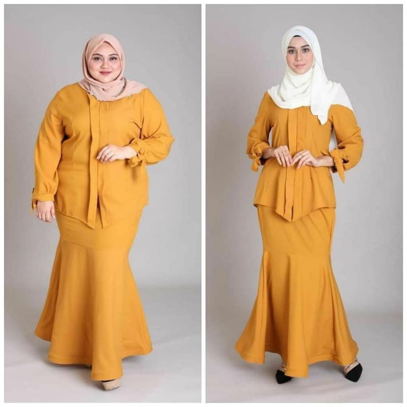 ld 150 set kebaya melayu denai jumbo bigsize