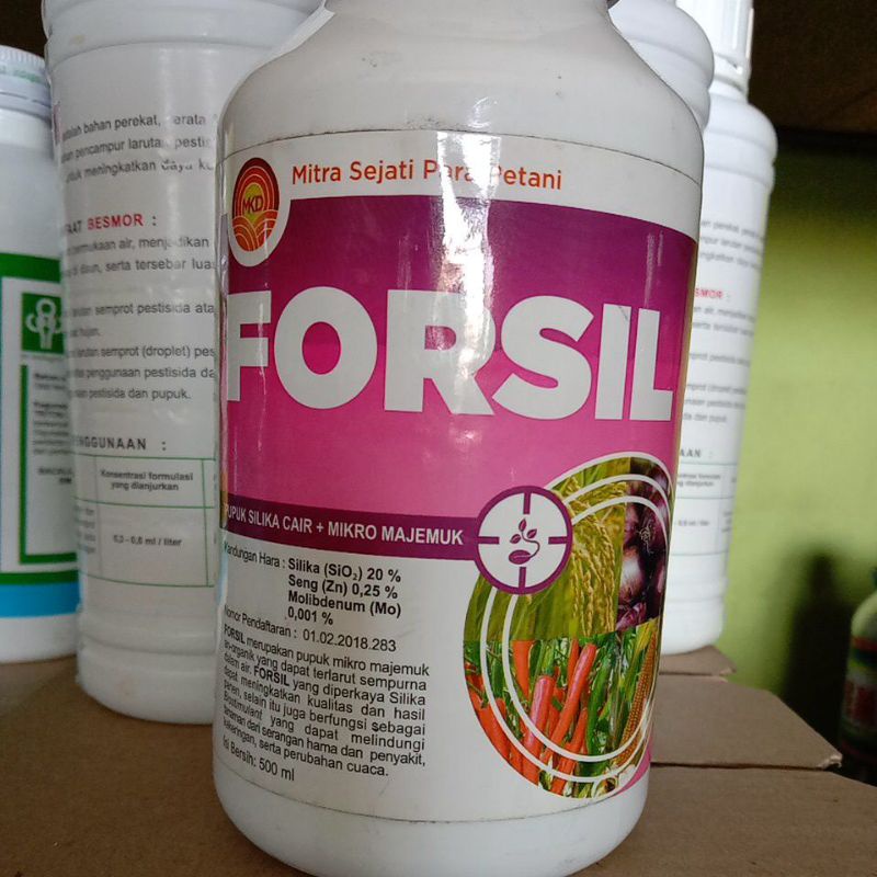 pupuk buah silika cair dan mikro majemuk forsil 500ml / multimikro Forsil 500ml / pupuk seng FORSIL