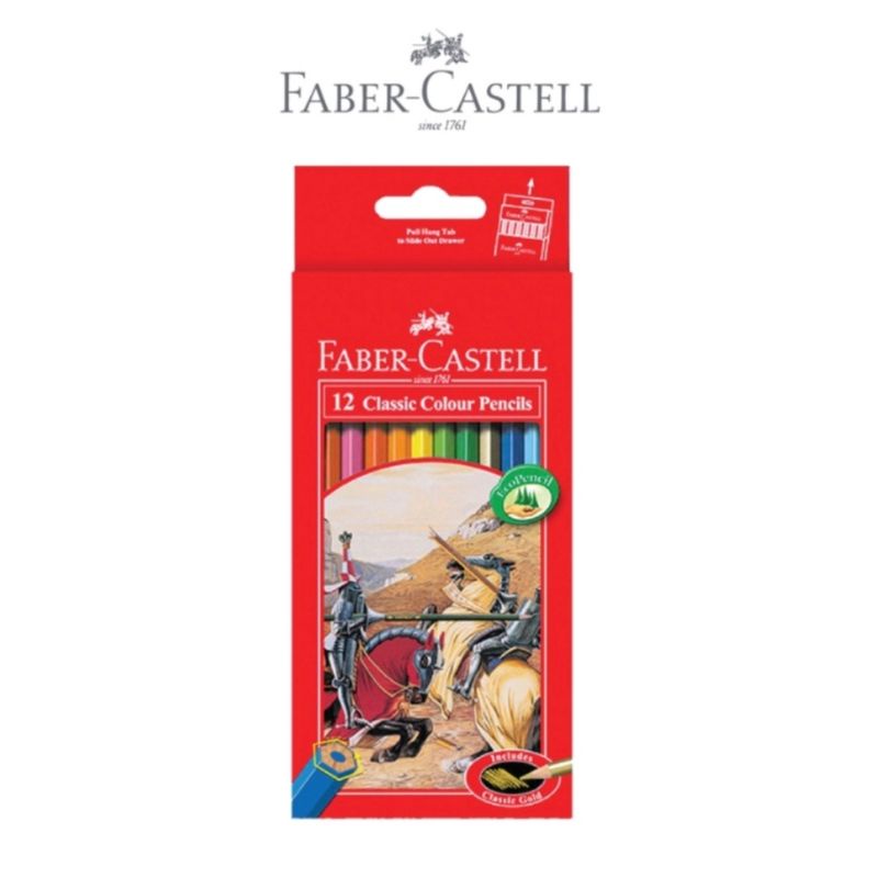 Faber Castell Pensil Warna Klasik 12 pcs