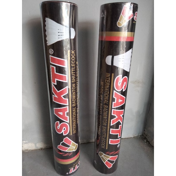 SHUTTLECOCK BADMINTON/RAKET SAKTI BLACK
