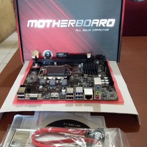 MOTHERBOARD H81 VARRO AMTRON ESONIC POWERMAX INTEL LGA1150 DDR3/USB 3.0 GARANSI 1TH