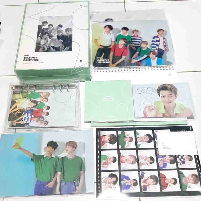 [SHARING] BTS Season's Greetings 2020 - Ring Diary/Desk Calendar/ Seasons Greeting jimin suga v taeh