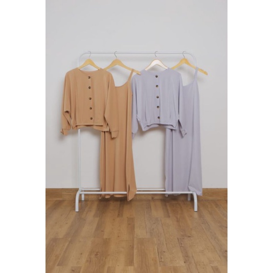 1set ootd perempuan kekinian