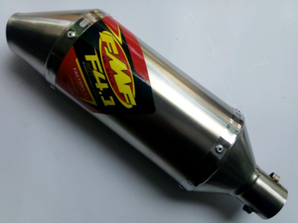 Slincer FMF Knalpot stainless FMF Trail KLX
