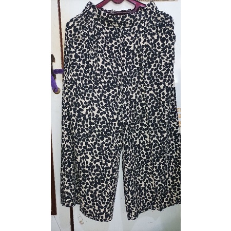 celana/kulot/rayon/branded/motif/leopard/size34