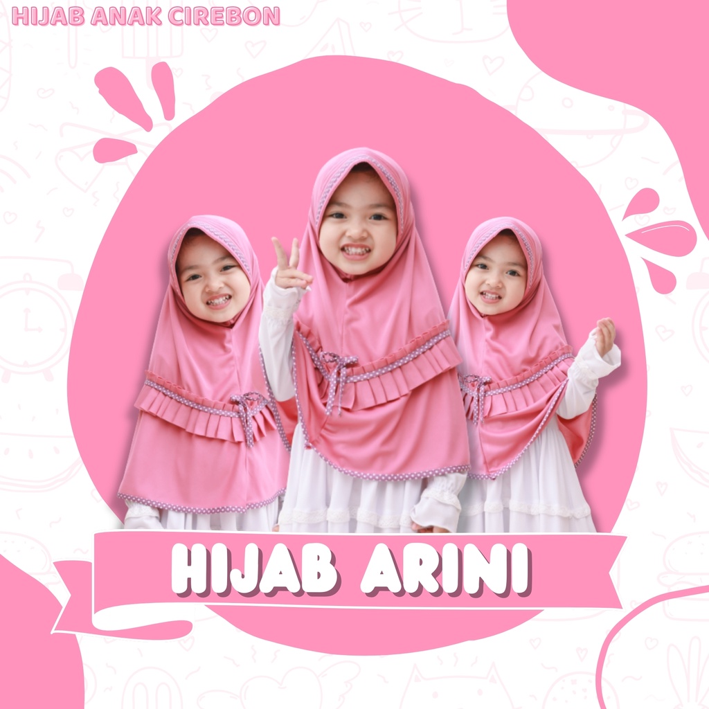 Bergo Anak Arini Bergo Anak Jersey Bergo Anak SD Jilbab Anak Perempuan Jilbab Anak TK Jilbab Anak Je