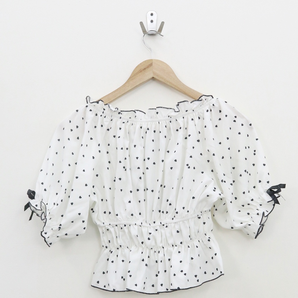 Namtan crop top blouse - Thejanclothes