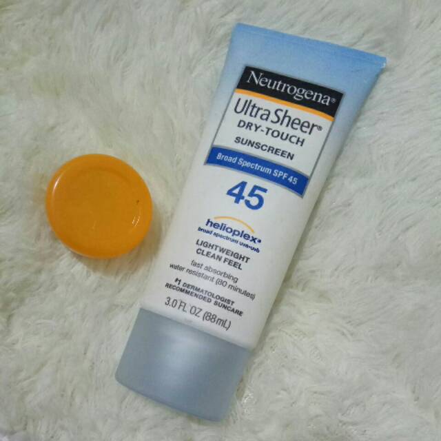 NEUTROGENA Ultra Sheer Dry Touch Sunscreen SPF45. Share in jar 5ml